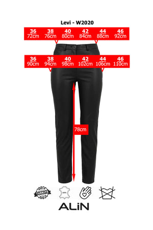 Alin Deri - Levi Jean Model Hakiki Deri Pantolon Beden Grafiği