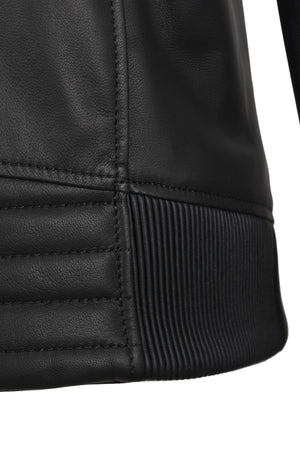 Alin Deri - Echo Siyah Biker Deri Hakiki Deri Erkek